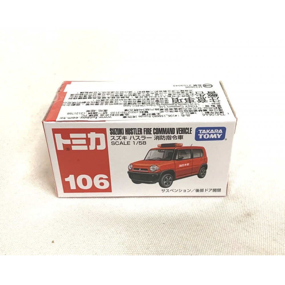 滿500元才能出貨!!!TM106A6 TOMICA No.106 Suzuki 消防車