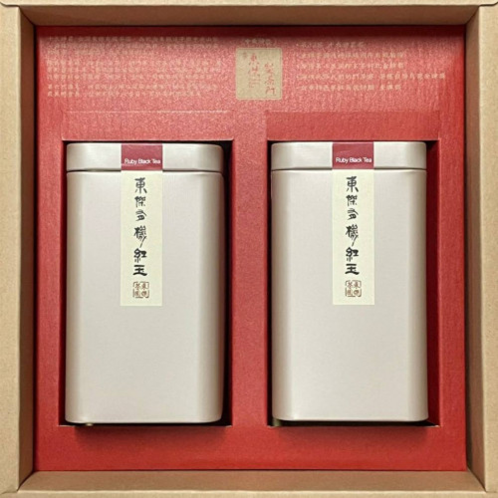 東傑-有機紅玉禮盒組(75G*2盒)